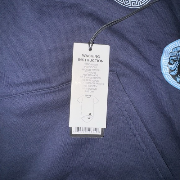 Makobi M4660 Aryeh Fleece Hoodie - Embroidered Lion Logo Medium NWT $140 - Picture 5 of 10